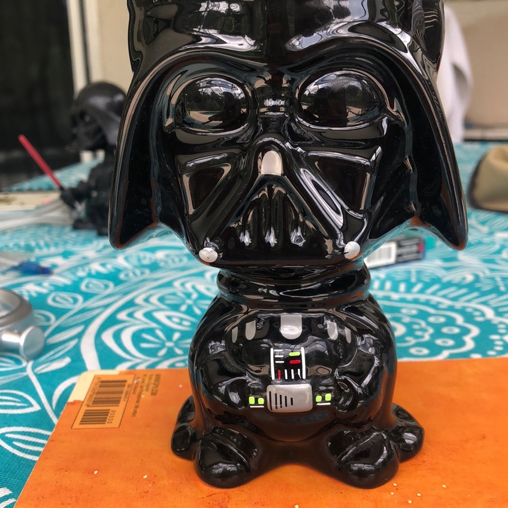 Stat Wars Goblet/Mug Black Darth Vader Ceramic